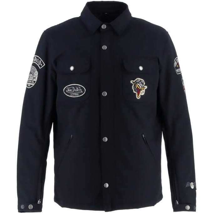 Motorjack in canvas Von Dutch Distroy