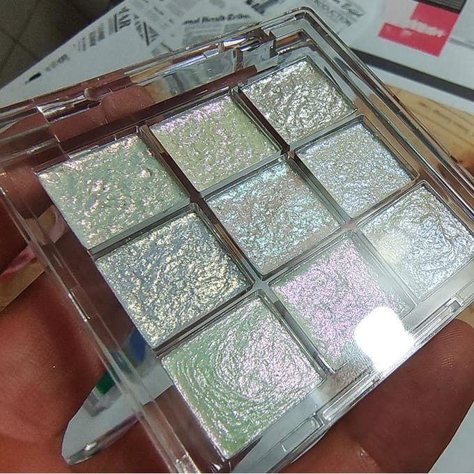 Palette de peinture à l'aquarelle solide dorée, faite à la main, pour Nail Art, manucure, ensemble d'aquarelle fleurie