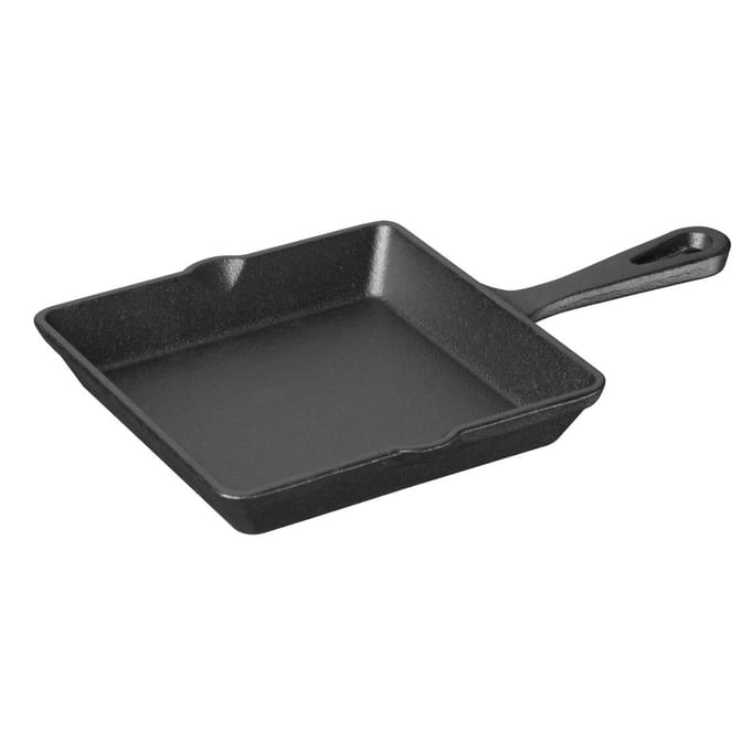 Olympia gietijzeren vierkante pan 155x225mm