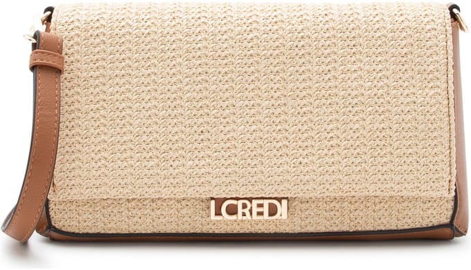 L.CREDI Rosalie Schoudertas 26 cm - Dames - nature