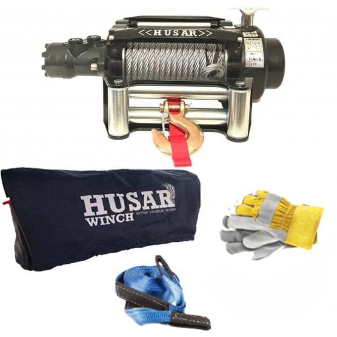 Kabellier voor montages en speciale voertuigen HUSAR WINCH BSTH12000LBSKIT1