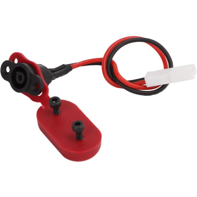 Câble d'alimentation avec cache de prise de charge pour trottinette électrique Xiaomi M365 black