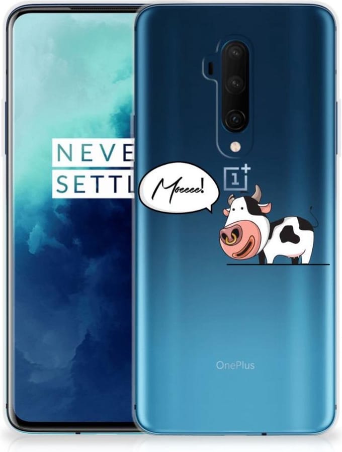 OnePlus 7T Pro Telefoonhoesje met Naam Cheeky Cow