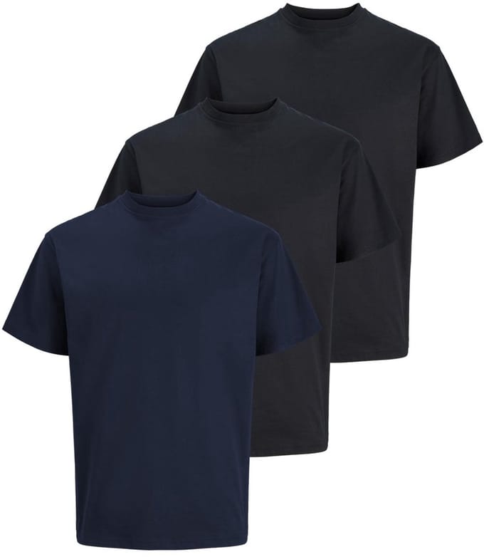 Jack & Jones Heren t-shirt 3 pack Relaxed