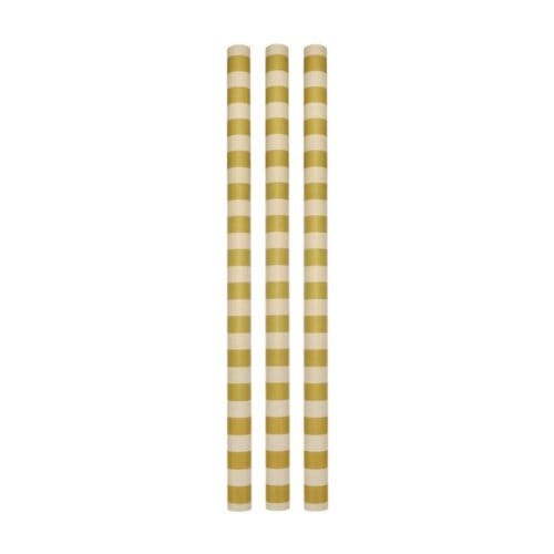 Ole cadeaupapier stripes - vanilla/seaweed