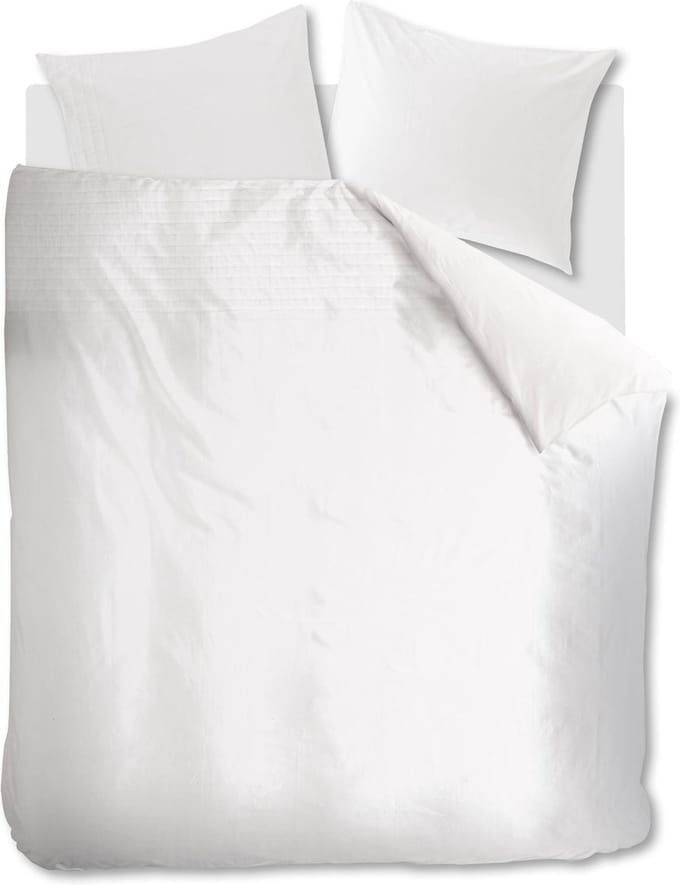 Beddinghouse Plisado Dekbedovertrek - Tweepersoons - 200x200/220 cm - White