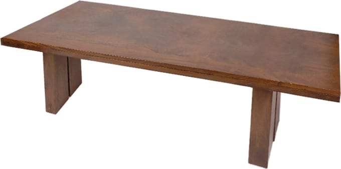 OHNO - Lumis Eettafel - Hout - Boomstamblad - Robuuste Poten
