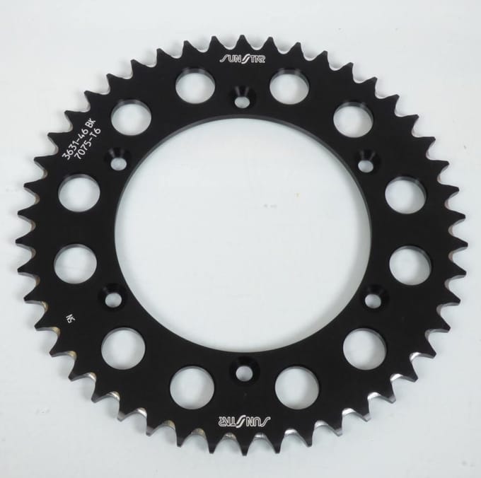 Achtertandwiel Sunstar voor Motor Husqvarna 511 TXC 2011 tot 2013 46 tanden / linksachter Nieuw