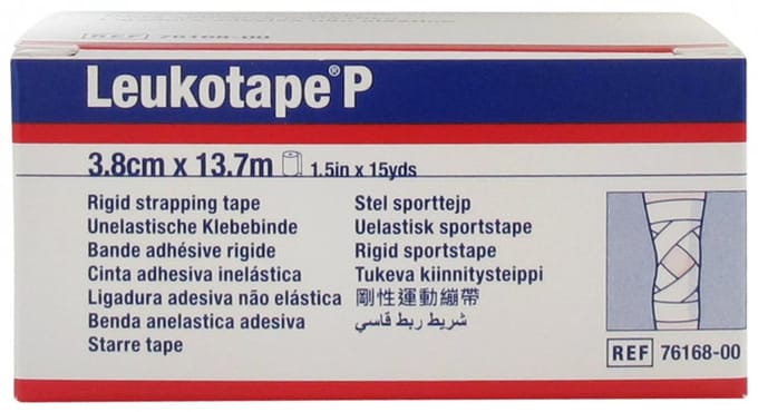 Essity Leukotape P Stijve Kleefband 3,8 cm x 13,7 m