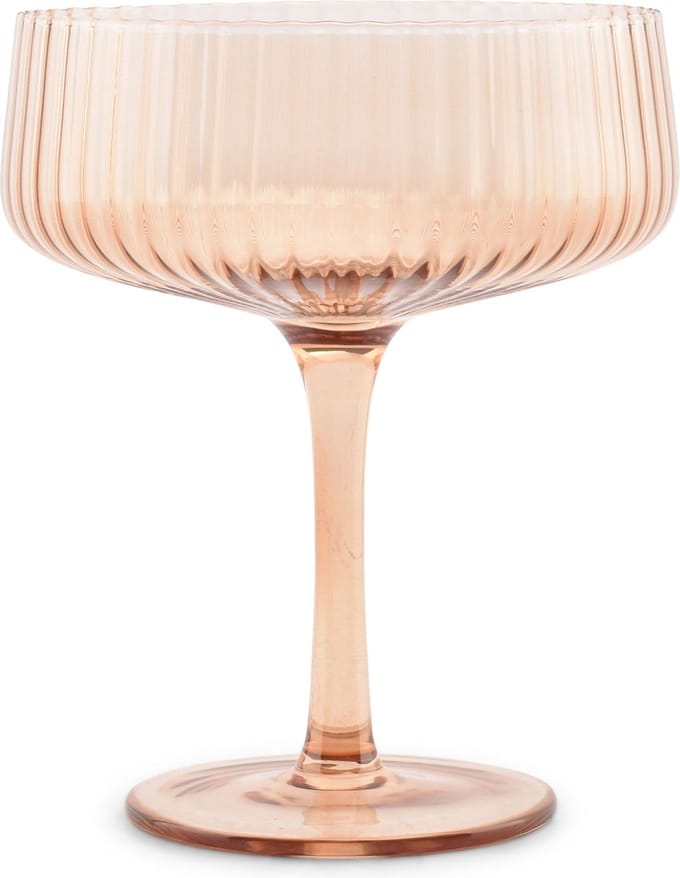 S|P Collection Champagneglas 23cl coupe amber Ray - set/4