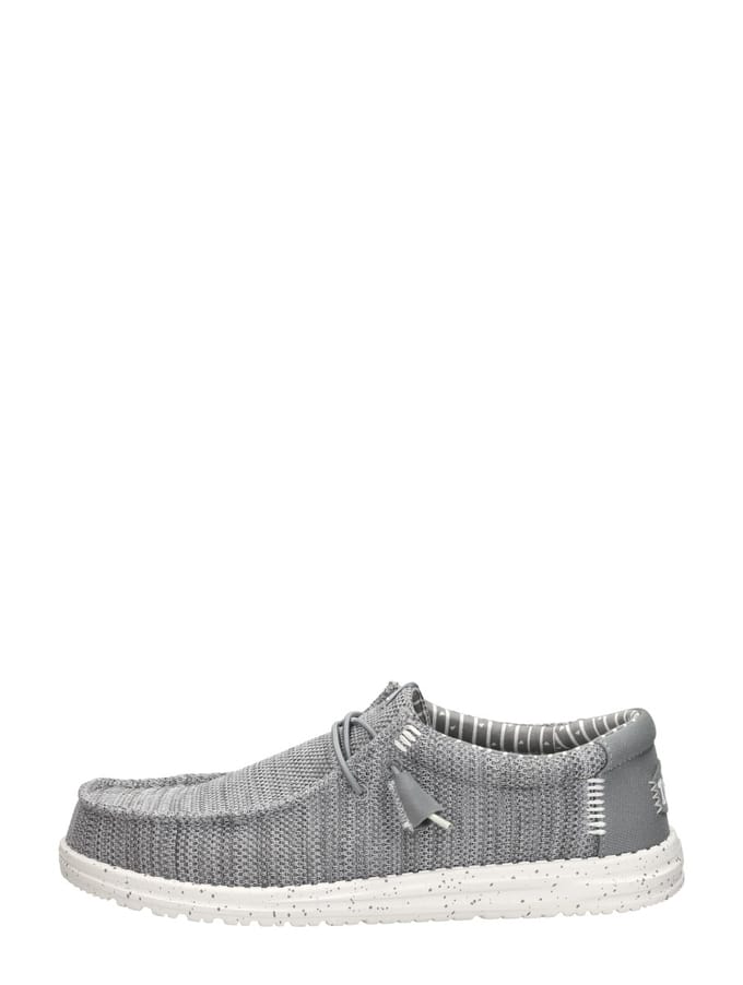 HEYDUDE Wally Stretch Sox Instappers grijs - Maat 42