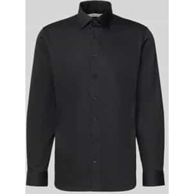 slim fit zakelijk overhemd van katoenmix model 'FILIP'
