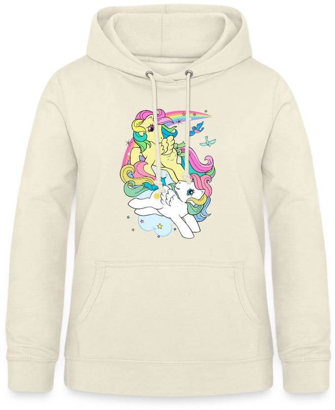 My Little Pony Retro Pony's Met Gekleurde Manen Hoodie Dames