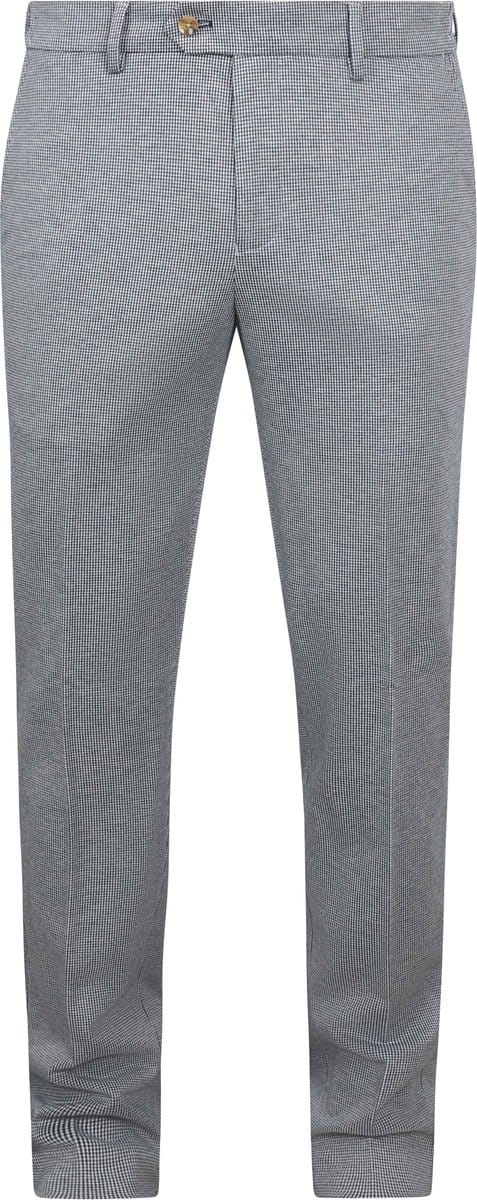 Suitable Das Pantalon Houndstooth Donkerblauw (navy) - Maat 48 - Heren