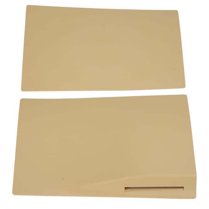 Coque de Protection Hôte Boîtier de Console pour Console PS5 Édition Numérique CDROM Disque beige