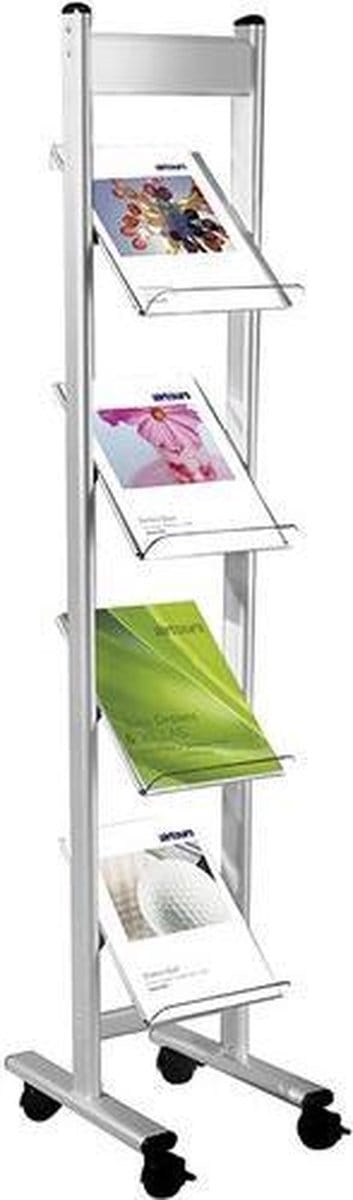 Folderhouder Switch small vloer folderrek op wielen
