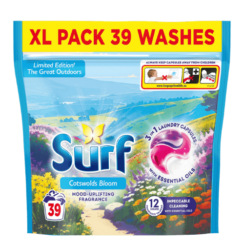 Surf 3-in-1 Cotswold Bloom Wasmiddelcapsules - 39 Stuks
