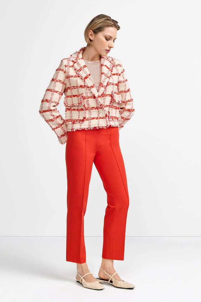 Rich & Royal Casual Pants Sunset Red Taglia: 36 | Pantaloni da completo Outlet | Donna | Rosso