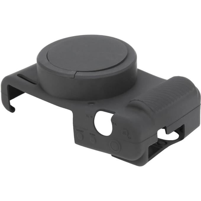 Digitale Camera Siliconen Beschermhoes Accessoire voor Sony ZV1 Camera Zwart gray