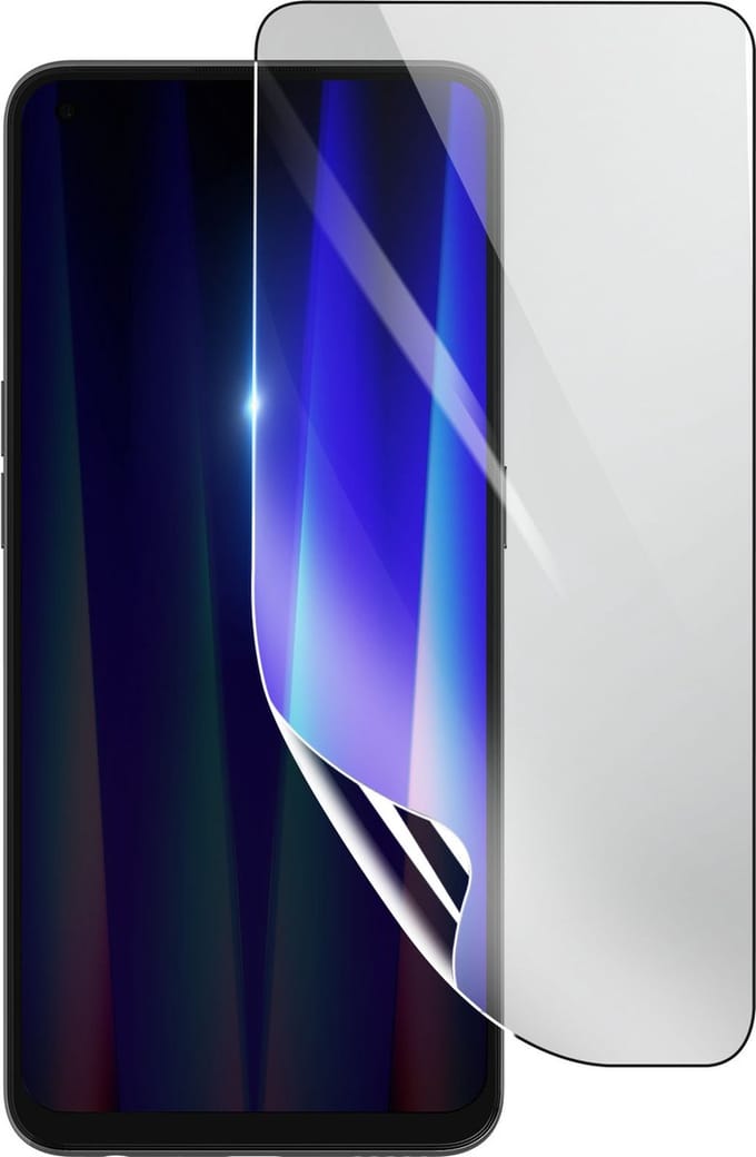 3mk, Geschikt voor Oneplus Nord CE 2 5G, Schokbestendige Hydrogel Screenprotector, Transparant