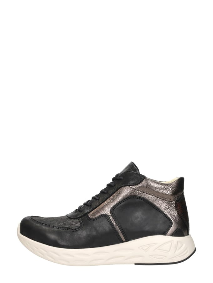 Wolky Pep Veterschoenen Hoog - Zwart - Maat 41