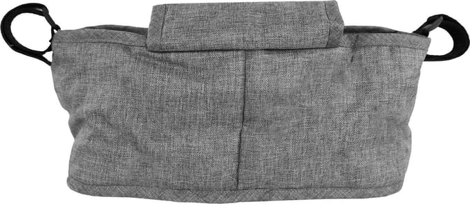 Organizer tas voor hondenbuggy - grijs - 32x10x16cm - 2kg draagkracht