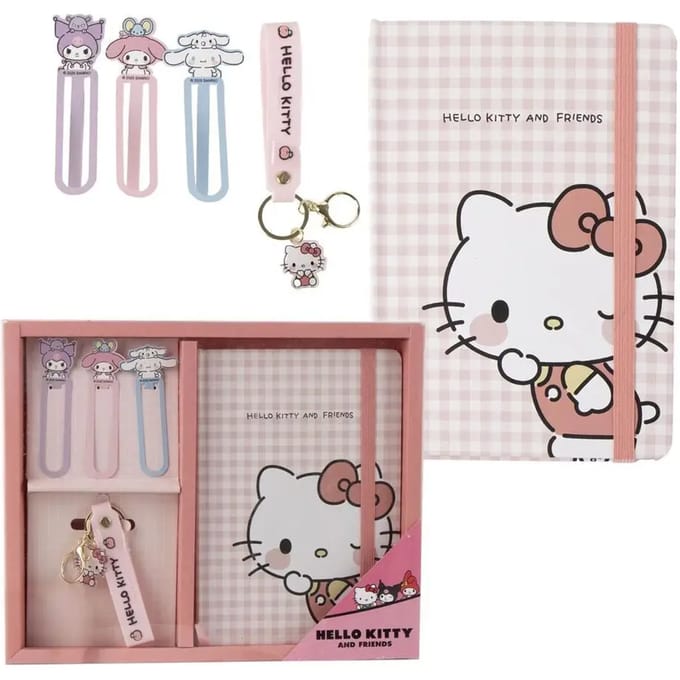 Hello Kitty - Anime Schrijfset - Hello Kitty And Friends - voor Geen - meerkleurig