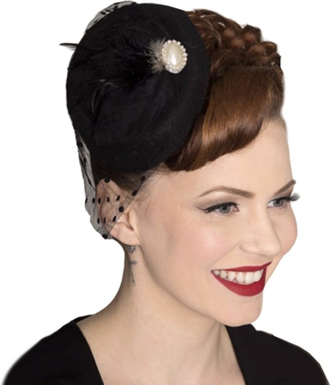 Dancing Days - All A Dream Fascinator - Zwart
