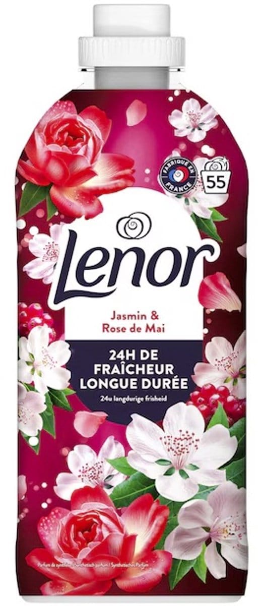 Lenor Wasverzachter Jasmijn en Rose de Mai 55 Wasbeurten - 1155ml