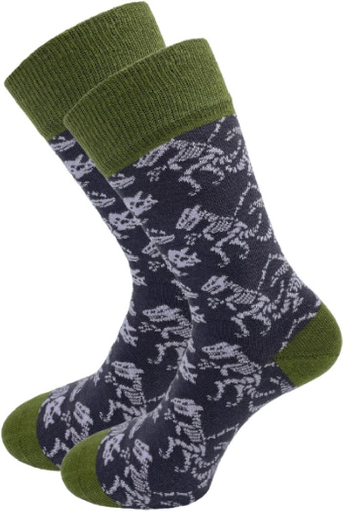 SQOTTON® - Naadloze sokken - Dino - Maat 41-46
