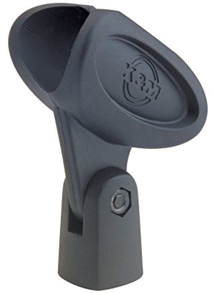 Microfoonklem Ø 34-40 mm met Schroefdraad 3/8" en 5/8" - Zwart