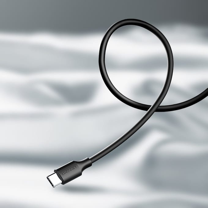 Ugreen - kabel - USB - USB-A naar USB-C - 3A 0,25m zwart - (US287 - 60114)