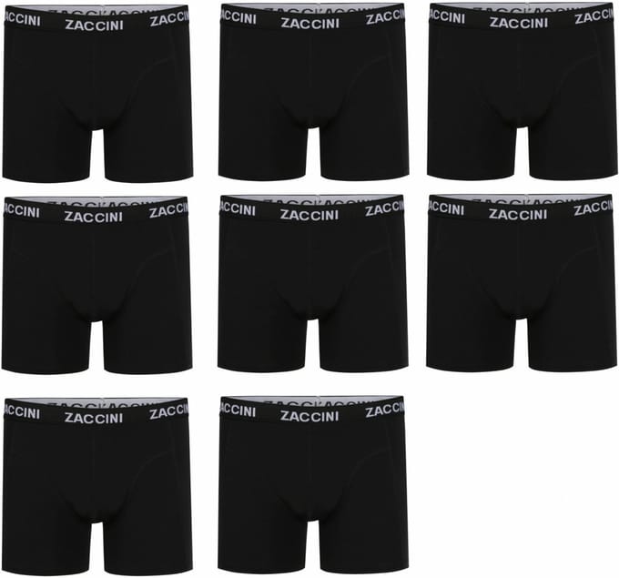 Zaccini 8-pack: Zwart