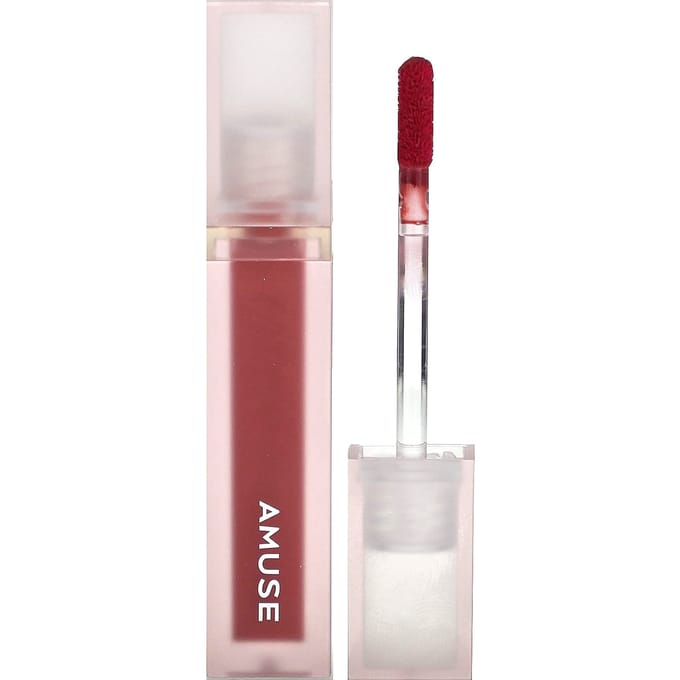 Amuse, Dew Velvet, 08 Berry Velvet, 4 g (0.14 oz) white