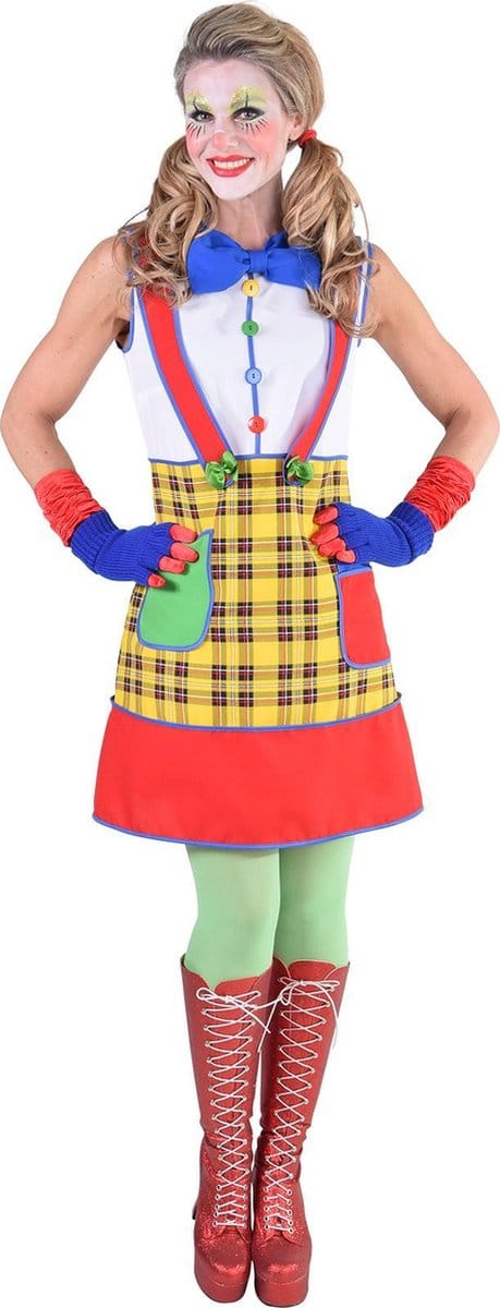 Clownsdame kostuum Coco - Maat L