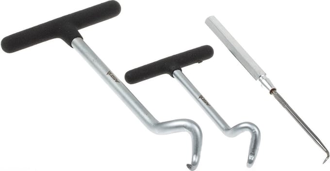 Haken set - O ringen verwijder set - 3 delig - Afdichtring verwijderaar - Keerring trekker - ASTA
