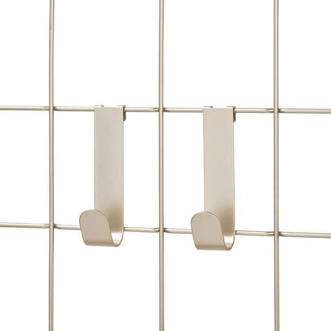 iDesign - Jayce Haak Los Set van 2 Stuks - Roestvast Staal - Beige