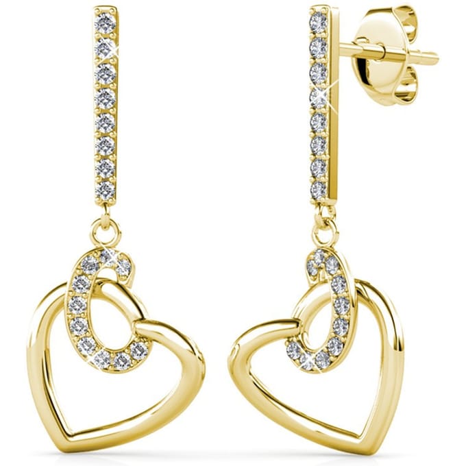Allure Oorbellen - Goud en Kristal