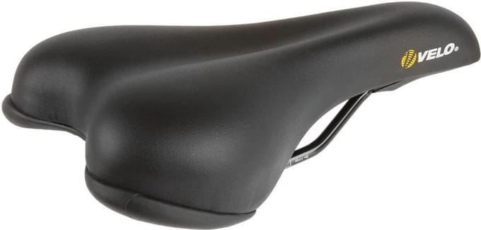 Comfortabel Fiets zadel - Zwart, 260 x 152 mm