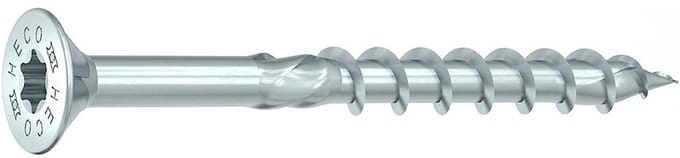 Heco Topix-Plus Schroeven - Hecodrive platverzonken kop - 4x 50mm - Deeldraad (500 stuks)