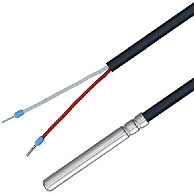 Temperatuursensor met PVC-leiding - NTC 10 KOHM, tot 105 °C, 10 meter