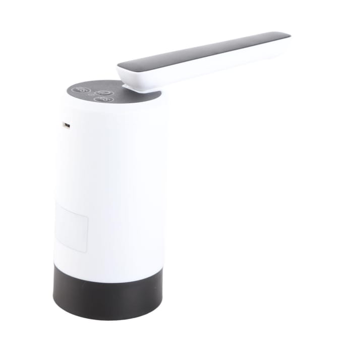 Distributeur de bouteilles d'eau électrique pliable pour la maison, le bureau, le camping 075 Blanc 3 white