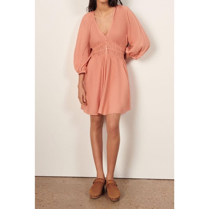 BA&SH Robe Lova Rose Taglia: S | Abiti Mini Outlet | Donna | Rosa