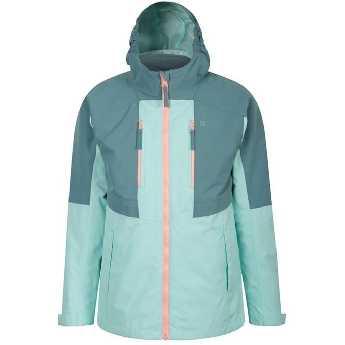 Mountain Warehouse Kinder/Kids Ravine 3 in 1 Waterdichte Jas (Teal)