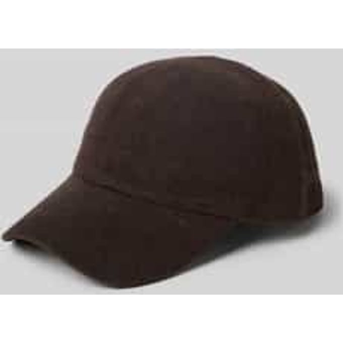Base cap met structuurpatroon model 'Bisune'