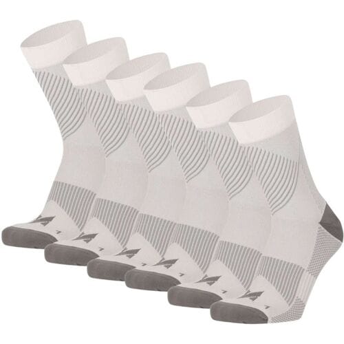 Xtreme Compressiesokken Quarter 6-pack Multi White-45/47
