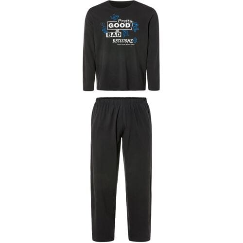 Lidl Heren pyjama (Zwart, M)