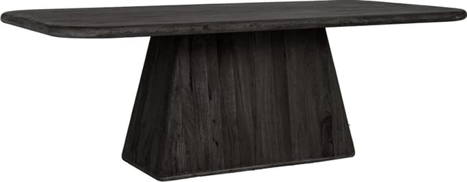 Tower Living Eetkamertafel Asti Zwart 220cm