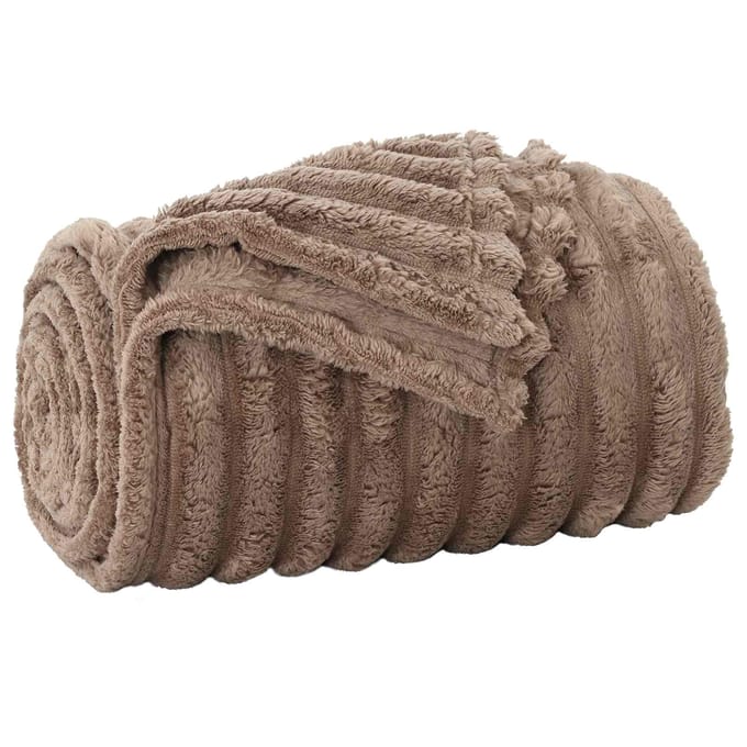 vidaXL - plaid - Camel - 200 - x - 150 - cm - 0.8 - kg - Fleece