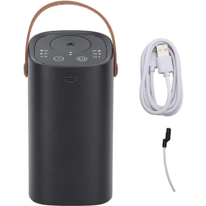 Draagbare Waterloze Aromatherapie Machine Intelligent Touchscreen USB Opladen Auto Automatisch gray
